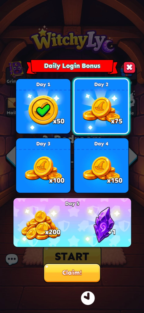 Daily Login Bonus